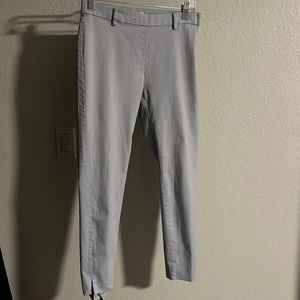 Light blue dress pants. Comfy. Side zipper. Lightly worn. H&M Size 4